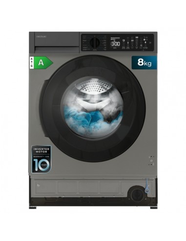 Cecotec Bolero DressCode 850 BI Inverter Steel A Lavadora Integrable - Capacidad 8kg - Velocidad 1400rpm - Temperatura