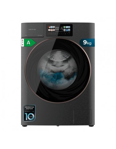 Cecotec Bolero DressCode 9950 Autodose Inverter 3D Steel A Lavadora de Carga Frontal con Autodosis - Capacidad 9kg -