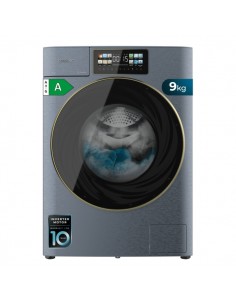 Cecotec Bolero DressCode 9950 Autodose Inverter 3D Titanium A Lavadora de Carga Frontal con Autodosis - Capacidad 9kg -