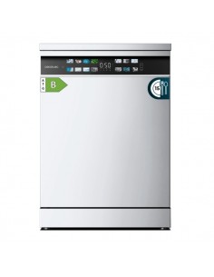 Cecotec Bolero Aguazero 6700 B Lavavajillas de 60cm - 15 Cubiertos - Seguro Infantil - Pantalla XXL - 8 Programas - Motor