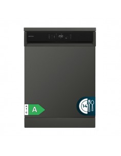 Cecotec Bolero Aguazero 6800 Dark a Lavavajillas de 60cm - 14 Cubiertos - Capacidad 5.4L - Silencioso 36dB - Temperatura