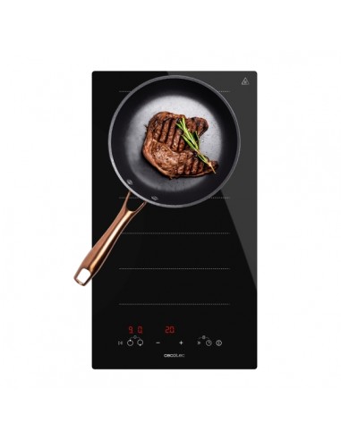 Cecotec Bolero Squad I 2100 Flex Cocina de Induccion Encastrable - 3500W - Temporizador - Detector de Sartenes - Control