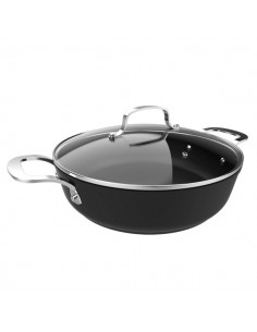 Cecotec Polka Fantasy Olla de 28cm de Diametro - Aluminio Forjado - Antiadherente - Compatible con Induccion - Tapa de