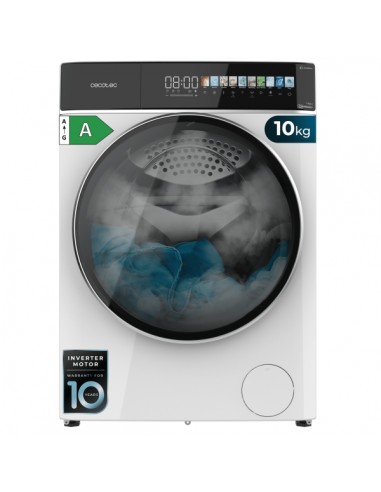 Cecotec Bolero DressCode 10900 Autodose Inverter FullColor A Lavadora de Carga Frontal con Autodosis - Capacidad 10kg -