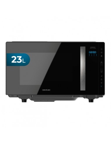 Cecotec GrandHeat 2300 Flatbed Touch Microondas sin Plato - 800W - Capacidad 23L - Panel Tactil - 8 Funciones Preconfiguradas