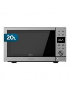 Cecotec GrandHeat 2000 Flatbed Microondas sin Plato - 700W - 6 Niveles - Capacidad 20L - 8 Funciones Preconfiguradas -