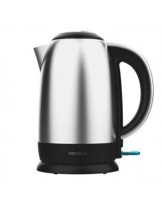 Cecotec Thermosense 200 Steel Hervidor de Agua de 1.7L - Potencia 2200W - Base 360Â-- Acero Inoxidable - Apagado