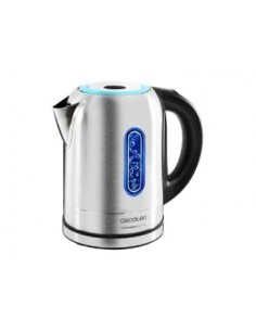 Cecotec ThermoSense 290 Steel Hervidor de Agua 2200W - Capacidad 1 7L - Acero Inoxidable - Ajuste Electronico de Temperatura