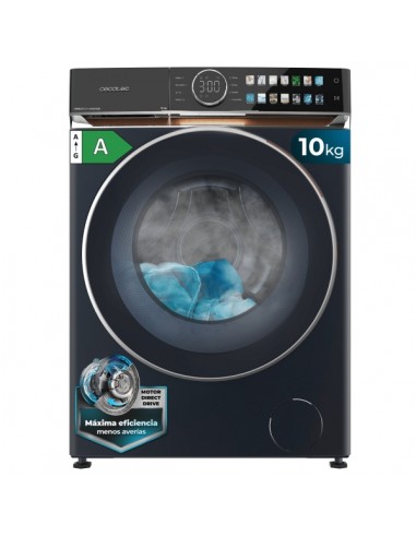 Cecotec Bolero DressCode 10980 Direct Drive Titanium A Lavadora de Carga Frontal - Capacidad 10kg - Velocidad 1400rpm -