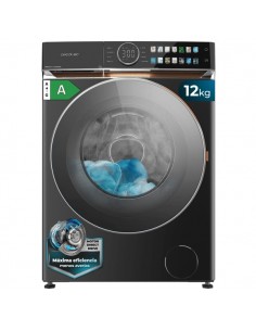 Cecotec Bolero DressCode 12980 Direct Drive Steel A Lavadora de Carga Frontal - Capacidad 12kg - Velocidad 1400rpm - Puerta