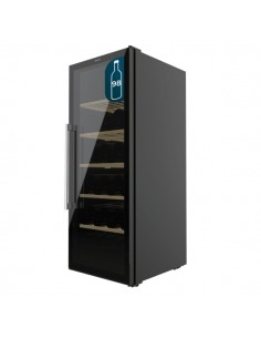 Cecotec Bolero GrandSommelier 98000 Black Vinoteca 98 Botellas - Capacidad 201L - Silencioso 37dB - Luz LED - Pantalla LED -
