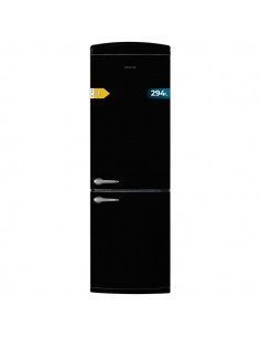 Cecotec Bolero CoolMarket Combi Origin 294-Black E Frigorifico Combi - Capacidad 294L - Congelacion Ultrarapida - Estilo