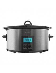 Cecotec Chupchup Matic Olla de Coccion Lenta - Pantalla LCD - Capacidad 5.5L - Cubeta Ceramica Ovalada - Programable - Tapa