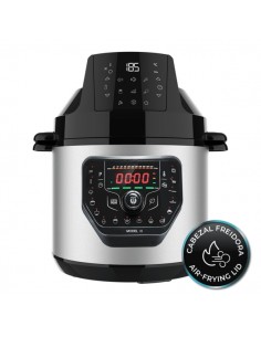 Cecotech Fry Olla GM Programable con Cabezal Freidora sin Aceite - Cocina Multifuncion 27 Modos - Capacidad 6L - Programacion