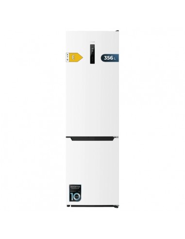 Cecotec Bolero CoolMarket Combi 356 White E Frigorifico Combi - Capacidad 356L - Modo Vacaciones - Frio Envolvente - Cajon