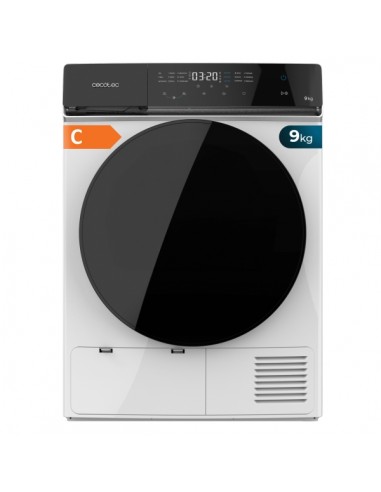 Cecotec Bolero DressCode Dry 9400 A-Secadora con Bomba de Calor de 9kg - 15 Programas - Tambor de Acero Inoxidable - Motor