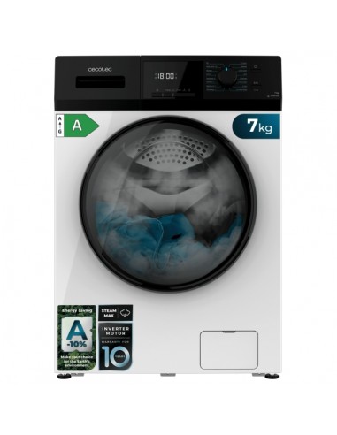 Cecotec Bolero Dresscode 7410 Inverter A Lavadora de Carga Frontal - 7kg - Centrifugado 1200rpm - Temperatura Regulable -