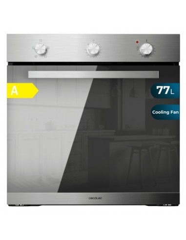 Cecotec Bolero Hexa C136000 Mirror Time A Horno Integrable - Potencia 2800W - Capacidad 77L - Temperatura Regulable - Puerta