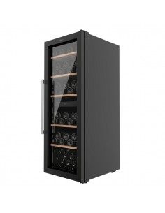 Cecotec Bolero GrandSommelier Duo 77000 Black Vinoteca para 77 Botellas - Capacidad 193L - Silencioso 43dB - Luz LED -