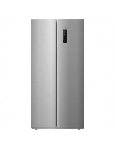 Cecotec Bolero CoolMarket SBS 430 Inox E Frigorifico Americano - Capacidad 430L - Motor Inverter Plus - Pantalla en Puerta -