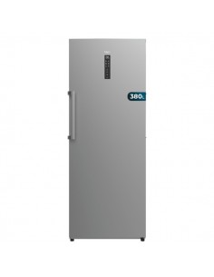 Cecotec Congelador Bolero CoolMarket UF 380 inox D Congelador Vertical Convertible - Capacidad 380L - Luz LED - Nofrost -