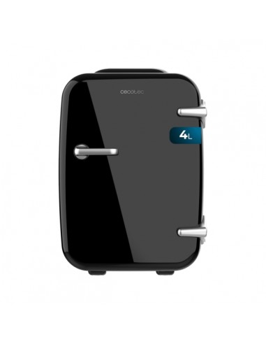 Cecotec Bolero MiniCooling 4L Habana Black Mini Frigorifico Portatil - Capacidad 4L - Voltaje 12V - Temperatura Regulable -