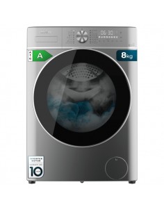 Cecotec Bolero DressCode 8800 Inverter Steel A Lavadora de Carga Frontal - Capacidad 8kg - Velocidad 1400rpm - Seguro