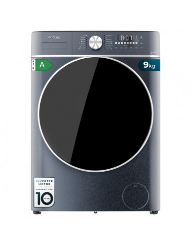 Cecotec Bolero DressCode 9800 Inverter Ice Blue A Lavadora de Carga Frontal - Capacidad 9kg - Velocidad 1400rpm - Seguro