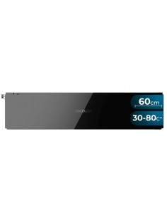 Cecotec Bolero Hexa WD Glass Black Calientaplatos Integrable de 60cm - Temperatura Regulable - Alfombra Antideslizante -