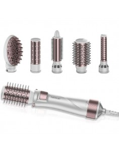 Cecotec Bamba CeramicCare 5in1 Pro Cepillo Alisador - 1000W - Revestimiento Ceramico - Funcion de Aire Caliente - 4 Niveles