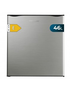 Cecotec GrandCooler 20000 L SilentCompress Inox E Mini Frigorifico - Capacidad 46L - Acero Inoxidable - 48x45x48.7cm - Color