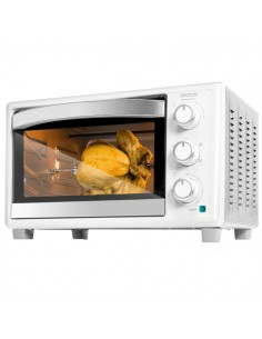 Cecotec Bake and Toast 3090 Gyro Horno de Sobremesa - 1500W - Capacidad de 30L - Rustidor Giratorio - Conveccion - Puerta