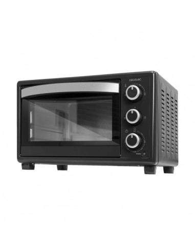 Cecotec Bake and Toast 2300 Horno de Sobremesa - Potencia de 1500W - Capacidad 23L - Puerta Doble Cristal - Temperatura hasta