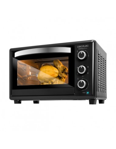 Cecotec Bake and Toast 3090 Gyro Horno de Sobremesa - 1500W - Capacidad de 30L - Rustidor Giratorio 360Â-- Conveccion -