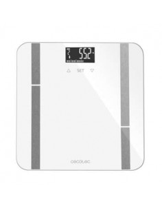 Cecotec Surface Precision 9400 Full Healthy Bascula de BaÃ±o - Alta Precision - Plataforma de Cristal Templado - Pantalla