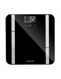 Cecotec Surface Precision 9450 Full Healthy Bascula de BaÃ±o - Alta Precision - Plataforma de Cristal Templado - Pantalla