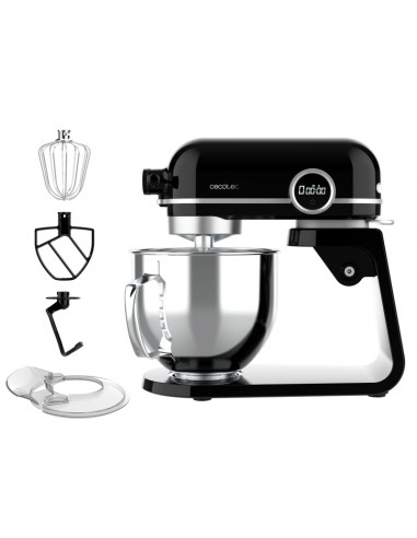 Cecotec Twist and Fusion 4500 Luxury Batidora Amasadora - 800W - Movimiento Planetario - Bol de Acero de 5.2L con Asa - 8