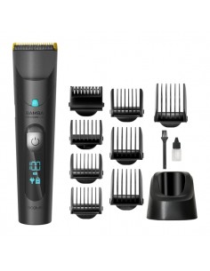 Cecotec Precisioncare Wet and Dry Cortapelos - Autonomia hasta 120min - IPX6 - Peines Surtidos - Pantalla LED - Bateria de