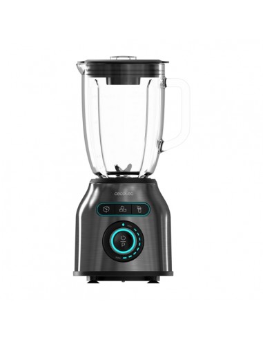 Cecotec Power Black Titanium 2200MAX Smooth Batidora de Vaso - 2200W - Capacidad 1.75L - Cuchillas de Titanio - Turbo -
