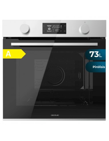 Cecotec Bolero Hexa P526000 Line A Horno Pirolitico Integrable - Potencia 2800W - Capacidad 73L - Puerta Cuadruple de Cristal