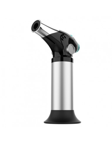 Cecotec Polka Flame-Cook 1000 Steel Soplete de Cocina - Alcanza 1300Â°C - Regulador de Llama - Bloqueo de Seguridad -