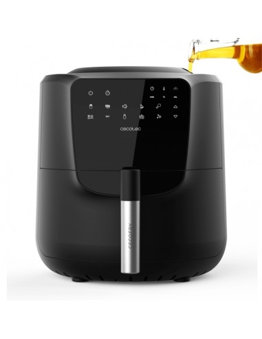 Cecotec Cecofry Rainm Freidora sin Aceite - 1550W - Autodosificador de Aceite - Capacidad 5.5L - Panel Multifuncion - 8 Menus
