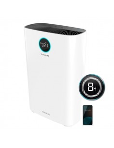 Cecotec TotalPure 5000 Connected Purificador de Aire - Potencia de 30W - Filtro de 3 Etapas - Cobertura hasta 130m3 - Control