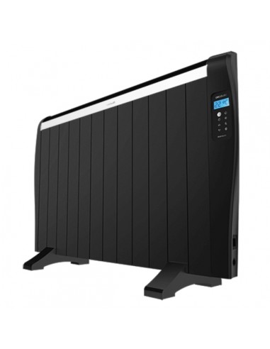 Cecotec ReadyWarm 2500 Thermal Black Emisor Termico con 12 Elementos - 1800W - Cobertura hasta 25m2 - Pantalla LCD -
