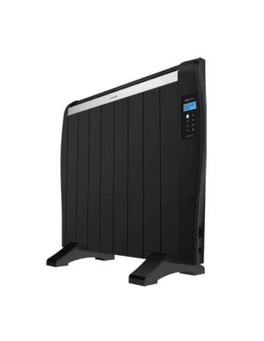 Cecotec Ready Warm 1800 Thermal Black Radiador Electrico Bajo Consumo 1200W - 8 Elementos - Colocacion en Pared o de Pie -