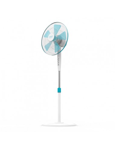 Cecotec EnergySilence 500 Ventilador de Pie con 5 Aspas - Potencia de 40W - Diametro de 40cm - 3 Velocidades - Oscilacion