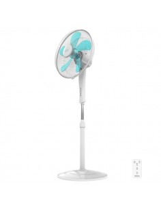 Cecotec EnergySilence 530 Power Connected Ventilador de Pie con 5 Aspas - 50W - Motor de Cobre - Diametro de 40cm - 3