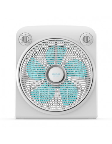 Cecotec EnergySilence 6000 Power Box Ventilador de Suelo con 5 Aspas - 50W - Funcionamiento Silencioso - Rejilla Giratoria
