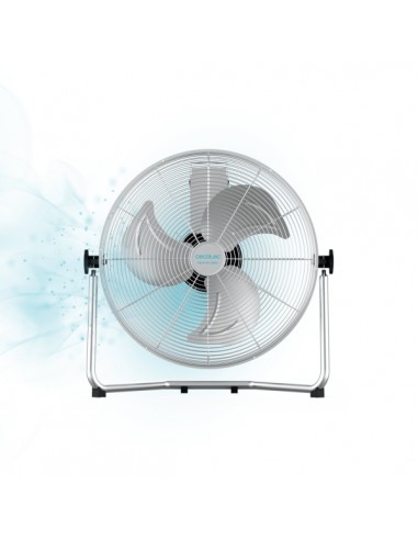 Cecotec EnergySilence 4100 Pro Ventilador Industrial de Suelo con 3 Aspas Metalicas - 100W - Silencioso - 3 Velocidades -
