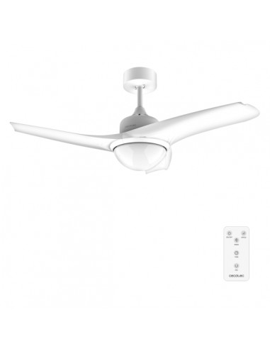 Cecotec EnergySilence Aero 460 Ventilador de Techo con 3 Aspas y Luz Integrada - Potencia de 49W - Funcionamiento Silencioso